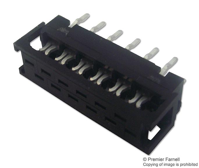 1-2178713-2 CONNECTOR, RCPT, 12POS, 2ROW, 1.27MM AMP - TE CONNECTIVITY