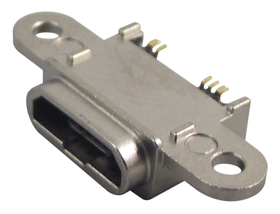 2108877-1 MICRO USB CONN, 2.0 TYPE B, RCPT, SMD TE CONNECTIVITY
