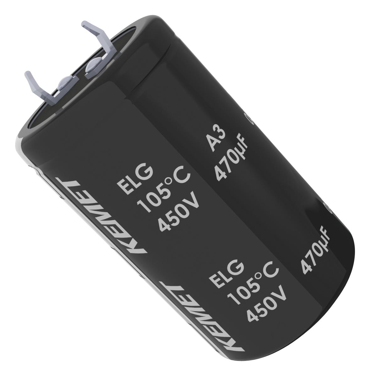 ELG109M035AR5AA CAP, 10000µF, 35V, ALU ELEC, SNAP-IN KEMET