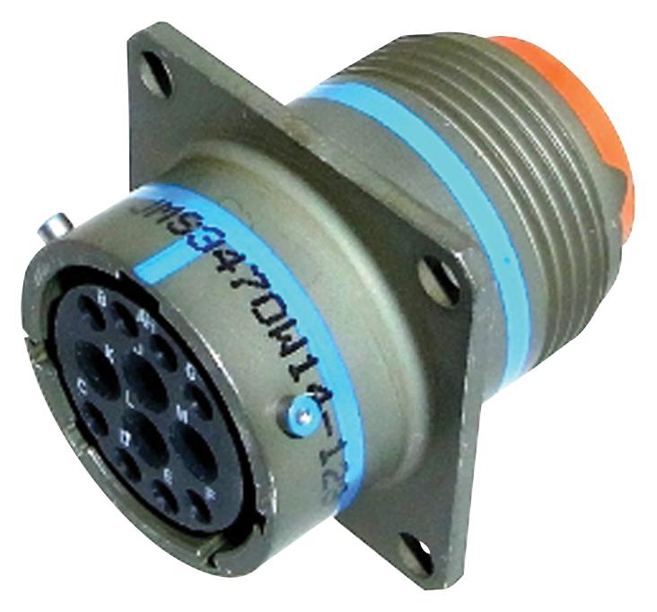 MS3470W16-26S CIRCULAR CONNECTOR, RCPT, 16-26, FLANGE AMPHENOL MATRIX