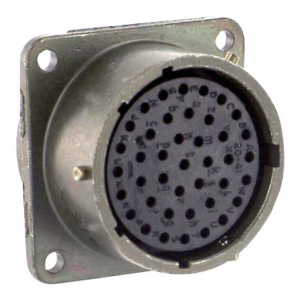 PT02E8-3S-027 CIRCULAR CONNECTOR, RCPT, 8-3, FLANGE AMPHENOL INDUSTRIAL