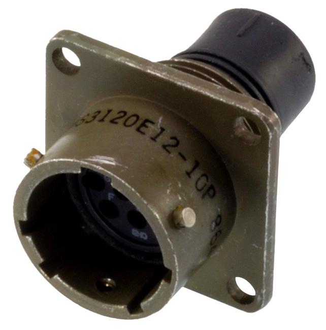 KPSE00B24-61S CIRCULAR CONNECTOR, RCPT, 24-61, FLANGE ITT CANNON