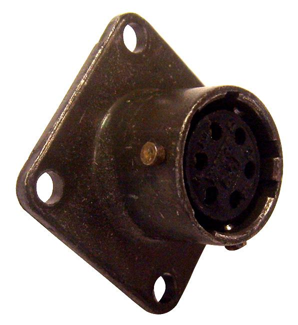 KPT02E22-21SEX CIRCULAR CONNECTOR, RCPT, 22-21, FLANGE ITT CANNON