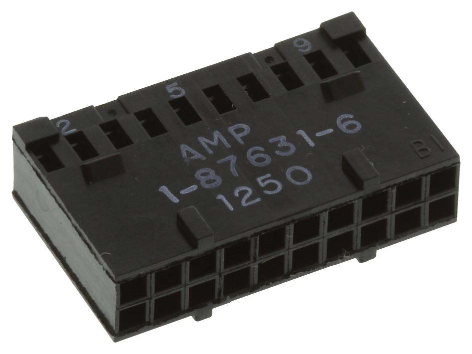 1-87631-6 HOUSING, RECEPTACLE, 20POS, 2.54MM AMP - TE CONNECTIVITY