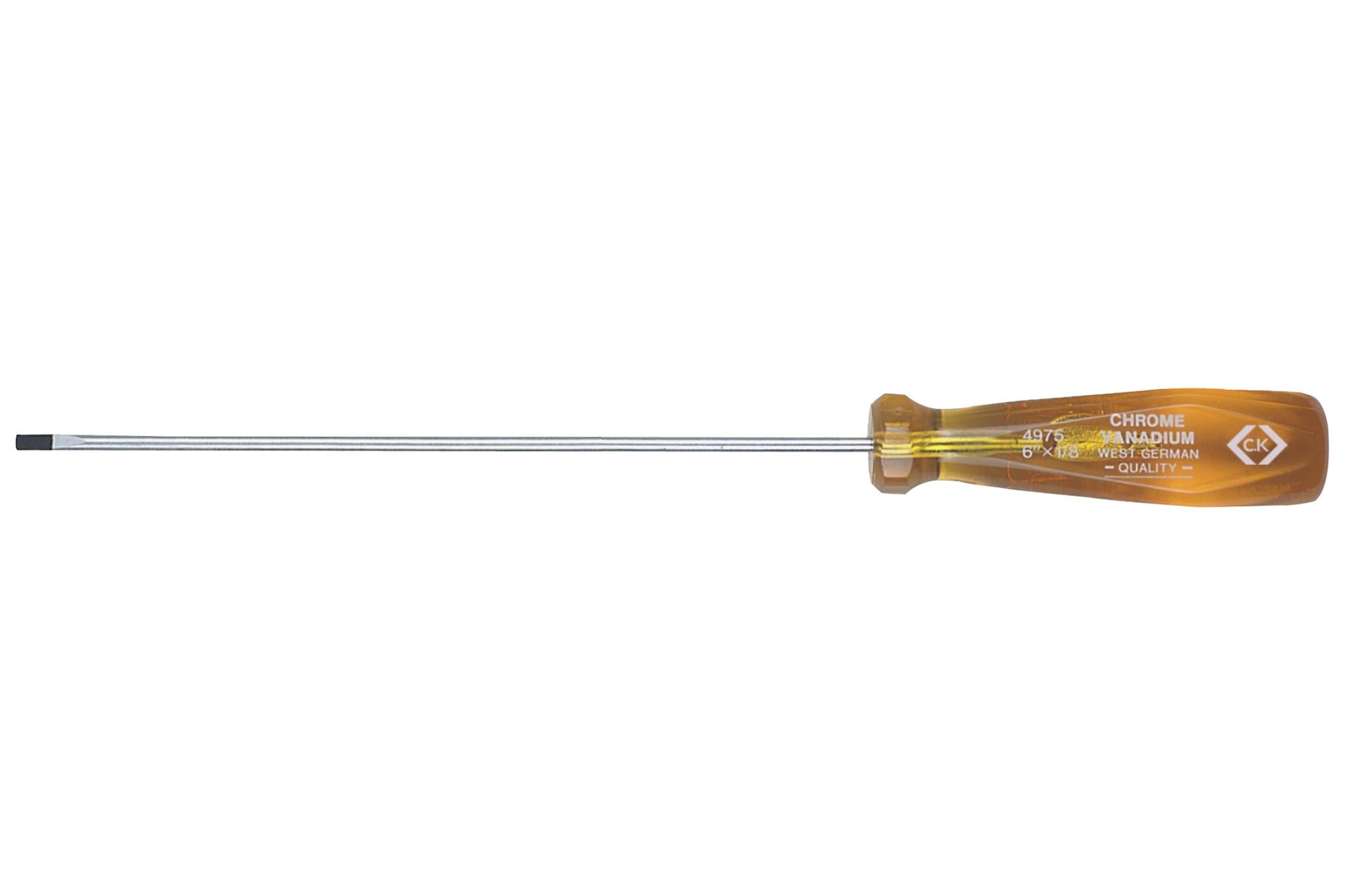 T4975 10 SCREWDRIVER, SLOTTED PARALLEL, 250MM CK TOOLS