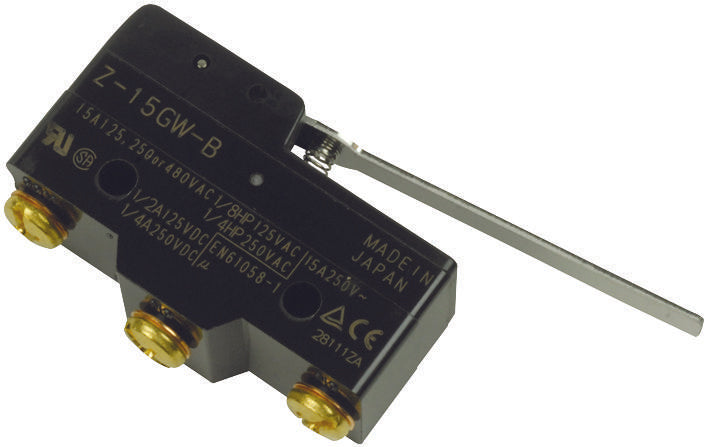 Z-15GW-B MICRO SWITCH, SNAP ACTION, SPDT, 250VAC OMRON