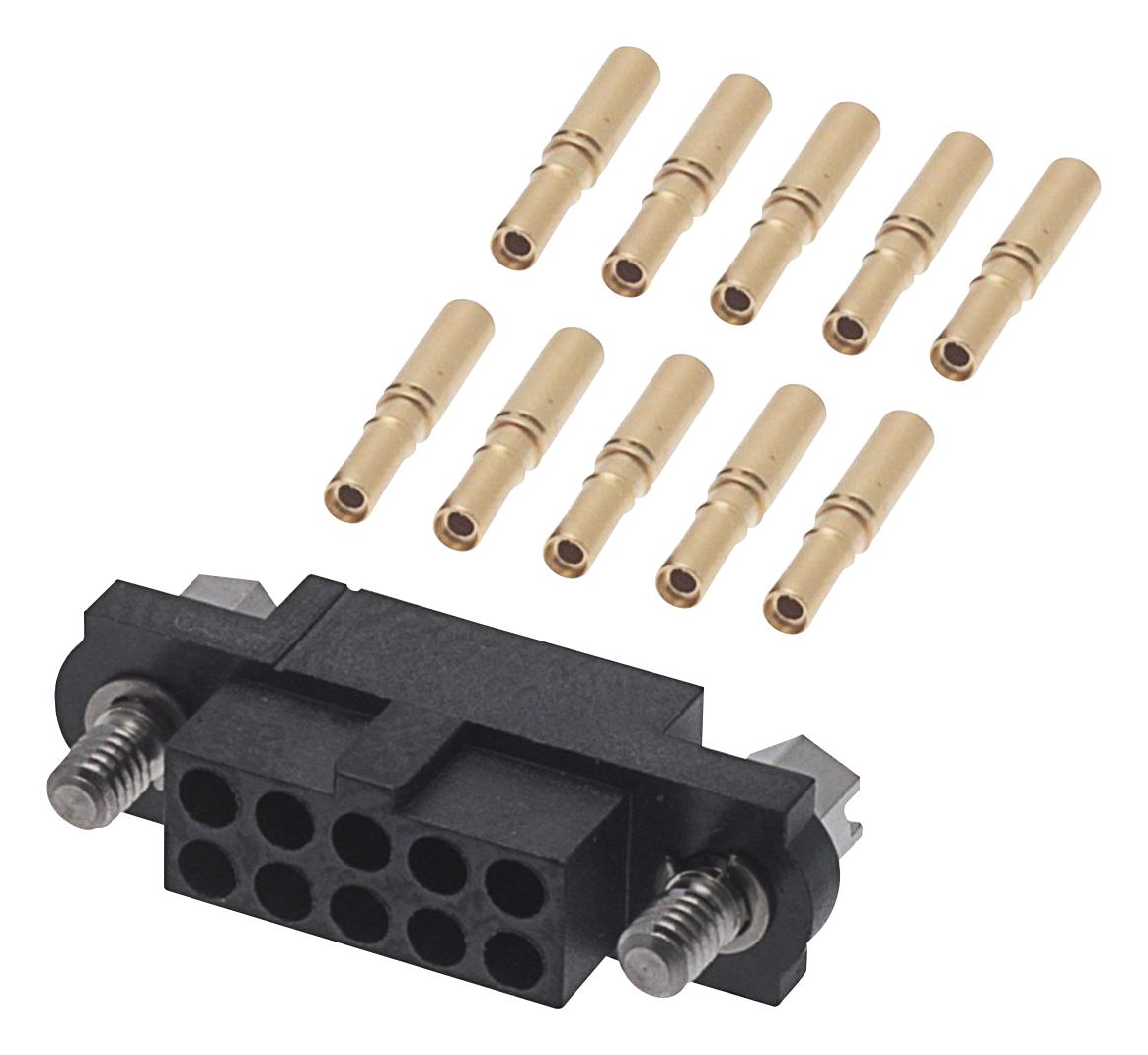 M80-4611005 CONNECTOR, RECEPTACLE, 10POS, 2ROW, 2MM HARWIN