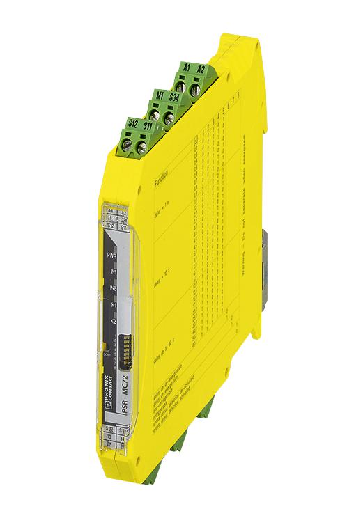2700499 SAFETY RELAY, 250VAC, 6A, DIN RAIL PHOENIX CONTACT