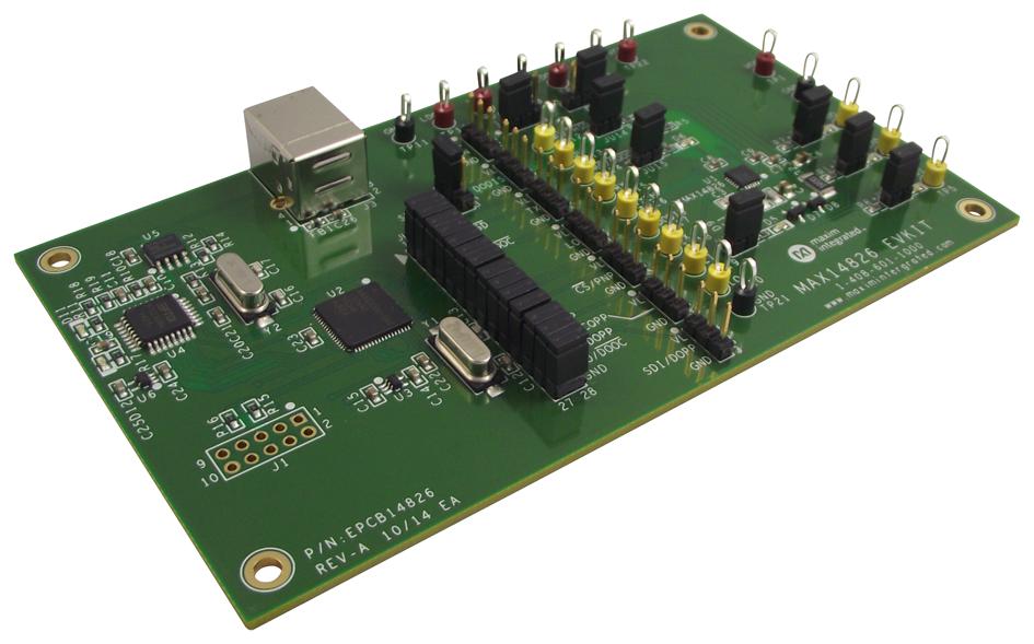MAX14826EVKIT# EVALUATION BOARD, IO-LINK TRANSCEIVER MAXIM INTEGRATED / ANALOG DEVICES