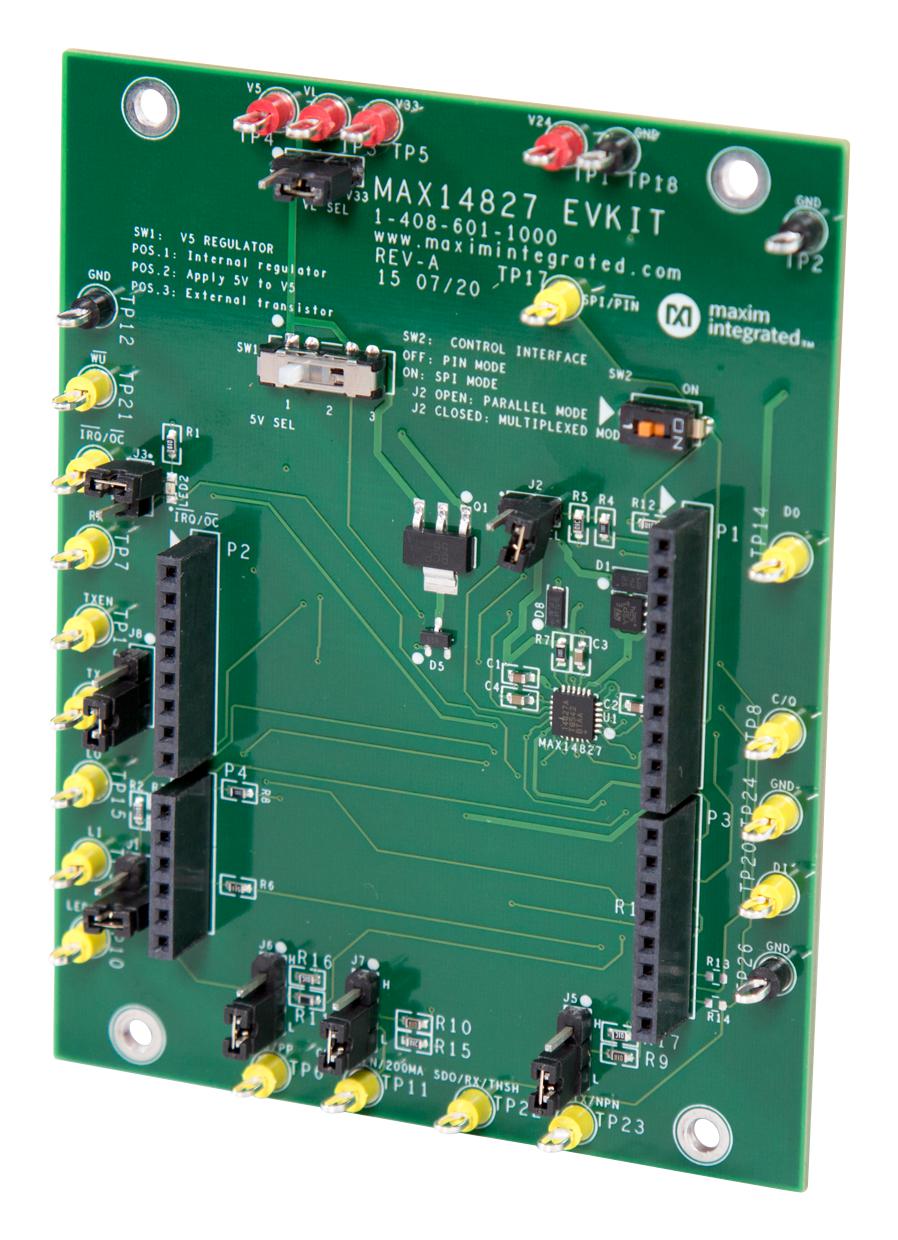MAX14827EVKIT# EVALUATION BOARD, IO-LINK DEVICE TXRX MAXIM INTEGRATED / ANALOG DEVICES