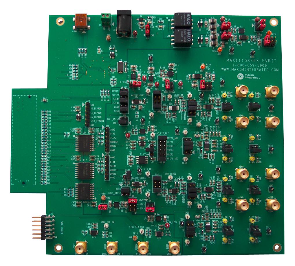 MAX11168EVKIT# EVALUATION BOARD, 16BIT ADC MAXIM INTEGRATED / ANALOG DEVICES