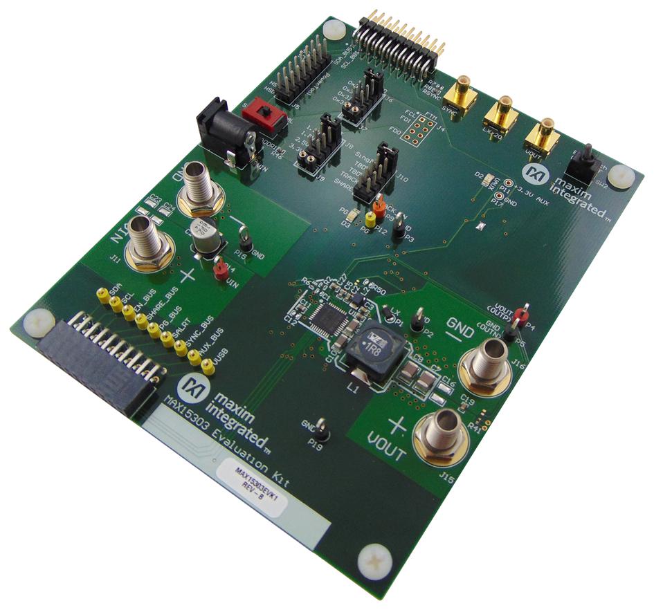 MAX15303EVKIT1# EVALUATION BOARD, POL SMPS MAXIM INTEGRATED / ANALOG DEVICES
