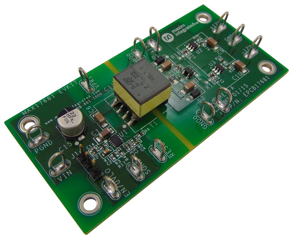 MAX17681EVKIT# EVALUATION BOARD, ISO-BUCK CONVERTER MAXIM INTEGRATED / ANALOG DEVICES