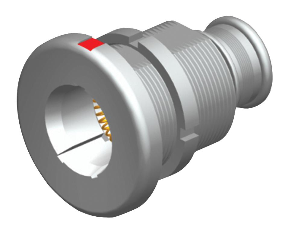 2M804-003-00M8-2P CIRCULAR CONN, RCPT, 8-2, JAM NUT AMPHENOL AEROSPACE