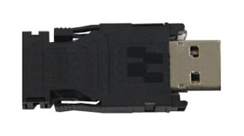 1827525-1 USB CONNECTOR, TYPE B, PLUG, CABLE TE CONNECTIVITY