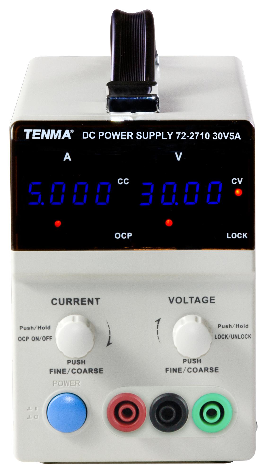 72-2710 BENCH POWER SUPPLY, 1-CH, 30V, 5A, PROG TENMA