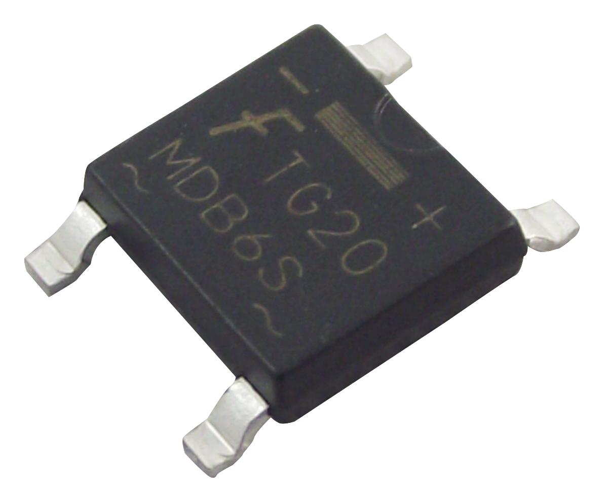 MDB6S BRIDGE RECTIFIER DIODE, 1-PH, 1A, 600V ONSEMI