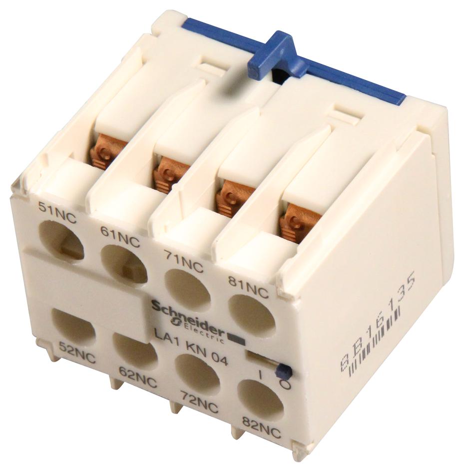 LA1KN13 AUXILIARY CONTACT BLOCK, 1NO+3NC SCHNEIDER ELECTRIC