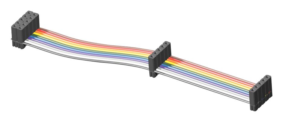 IDSD-16-D-15.00-G CABLE ASSY, IDC RCPT-RCPT, 32P, 381MM SAMTEC