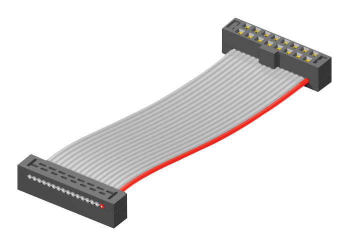 TCSD-06-S-03.00-01-N CORD ASSY, 12P IDC RCPT-FREE END, 76.2MM SAMTEC