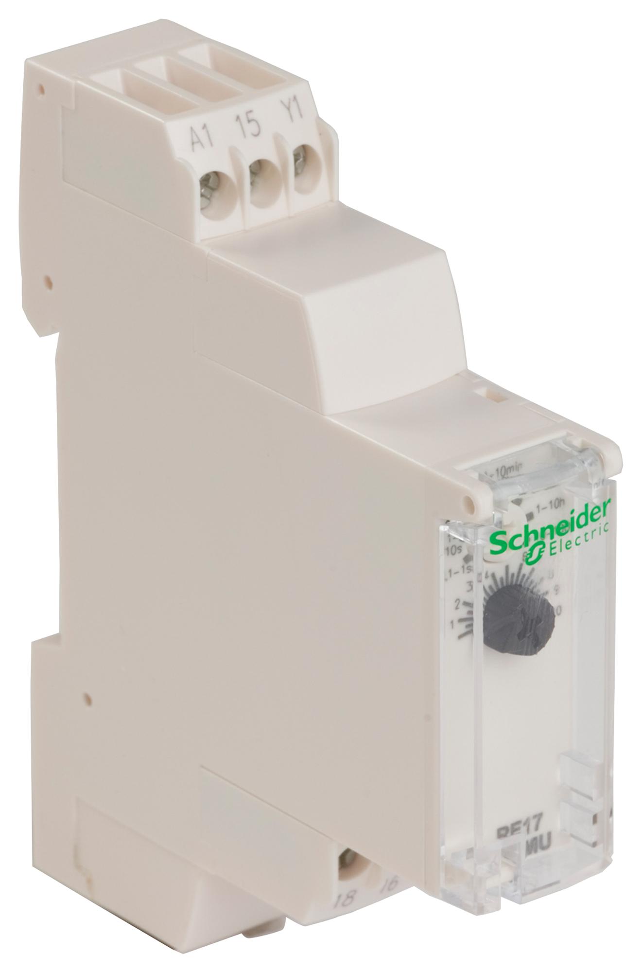 RE17RAMU TIME DELAY RELAY, SPDT, 1S-100HOUR, 24V SCHNEIDER ELECTRIC