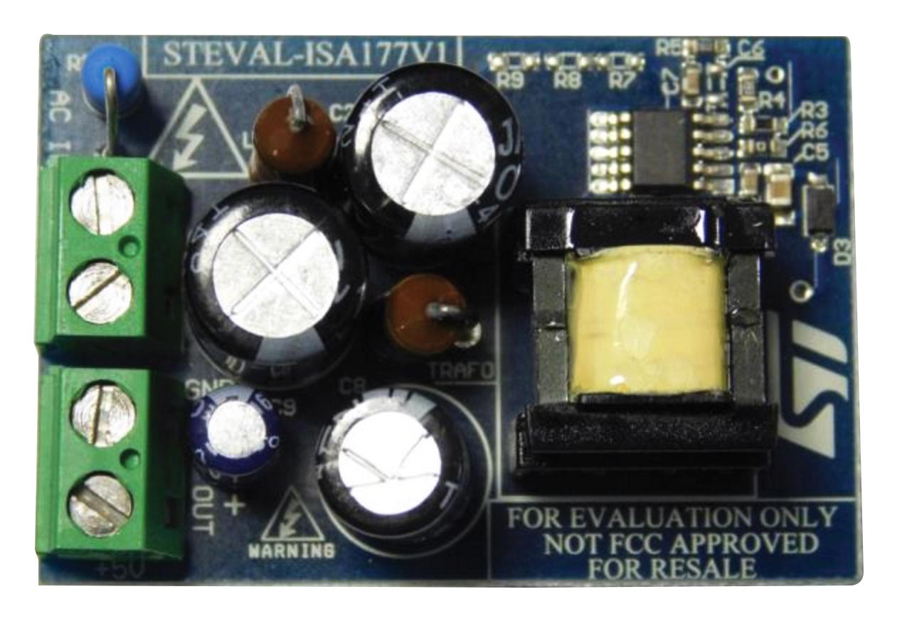 STEVAL-ISA177V1 EVAL BOARD, FLYBACK CONVERTER STMICROELECTRONICS