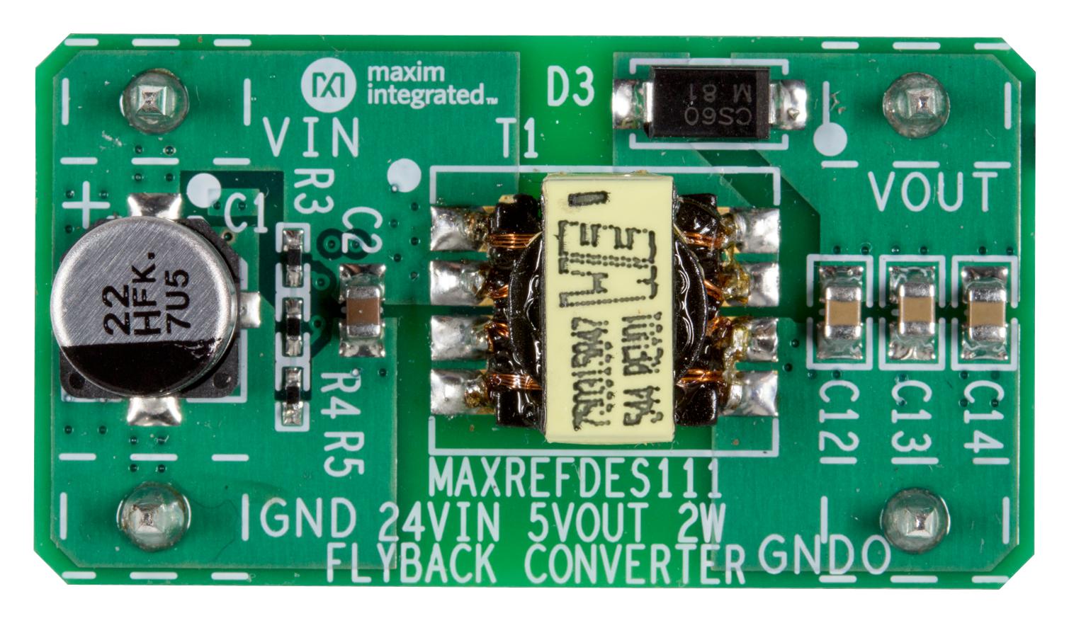 MAXREFDES111C# REF DESIGN BRD, FLYBACK 5V PWR SUPPLY MAXIM INTEGRATED / ANALOG DEVICES