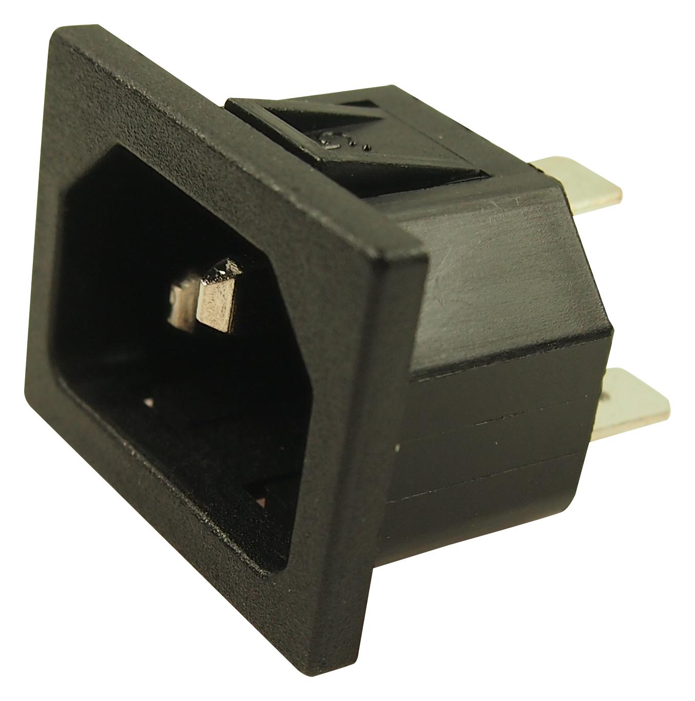 CL19192RB POWER ENTRY INLET SOCKET, 10A, 250VAC CLIFF ELECTRONIC COMPONENTS