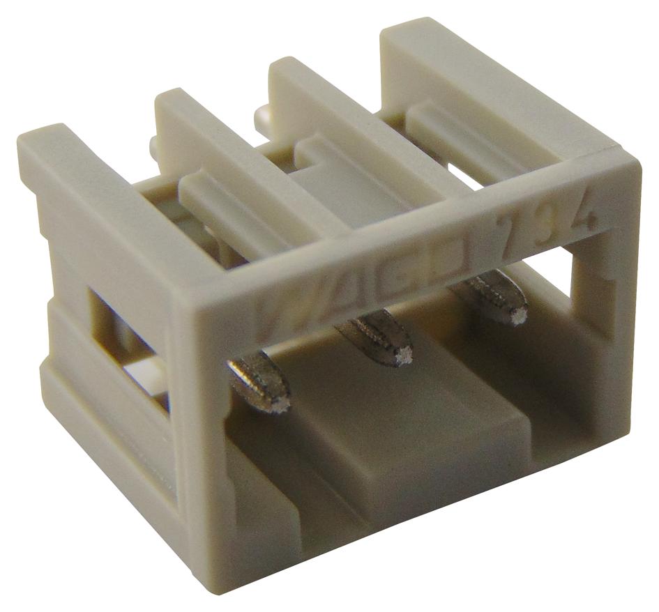 734-133 TERMINAL BLOCK, HEADER, 3POS, TH WAGO