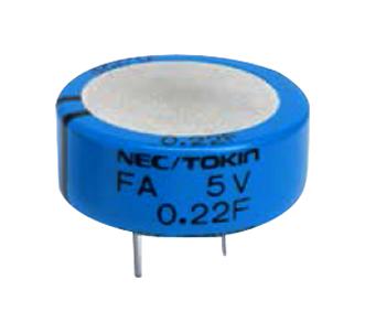 FA0H105ZF CAP, 1F, 5.5V, SUPER CAP, RADIAL KEMET