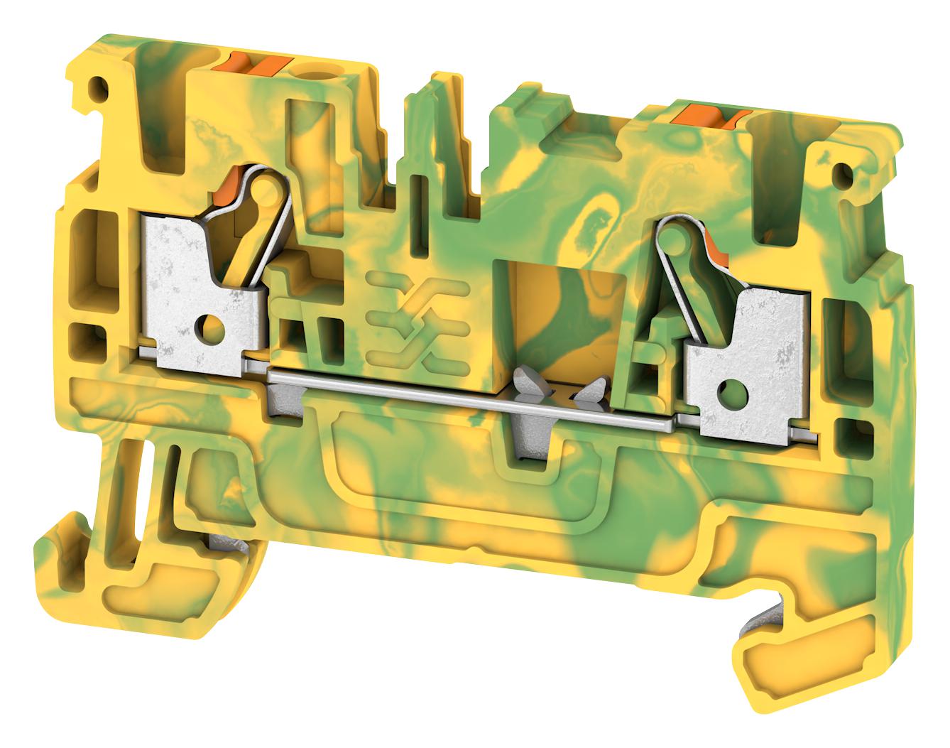 1521680000 TERMINAL BLOCK, DIN RAIL, 2POS, 12AWG WEIDMULLER