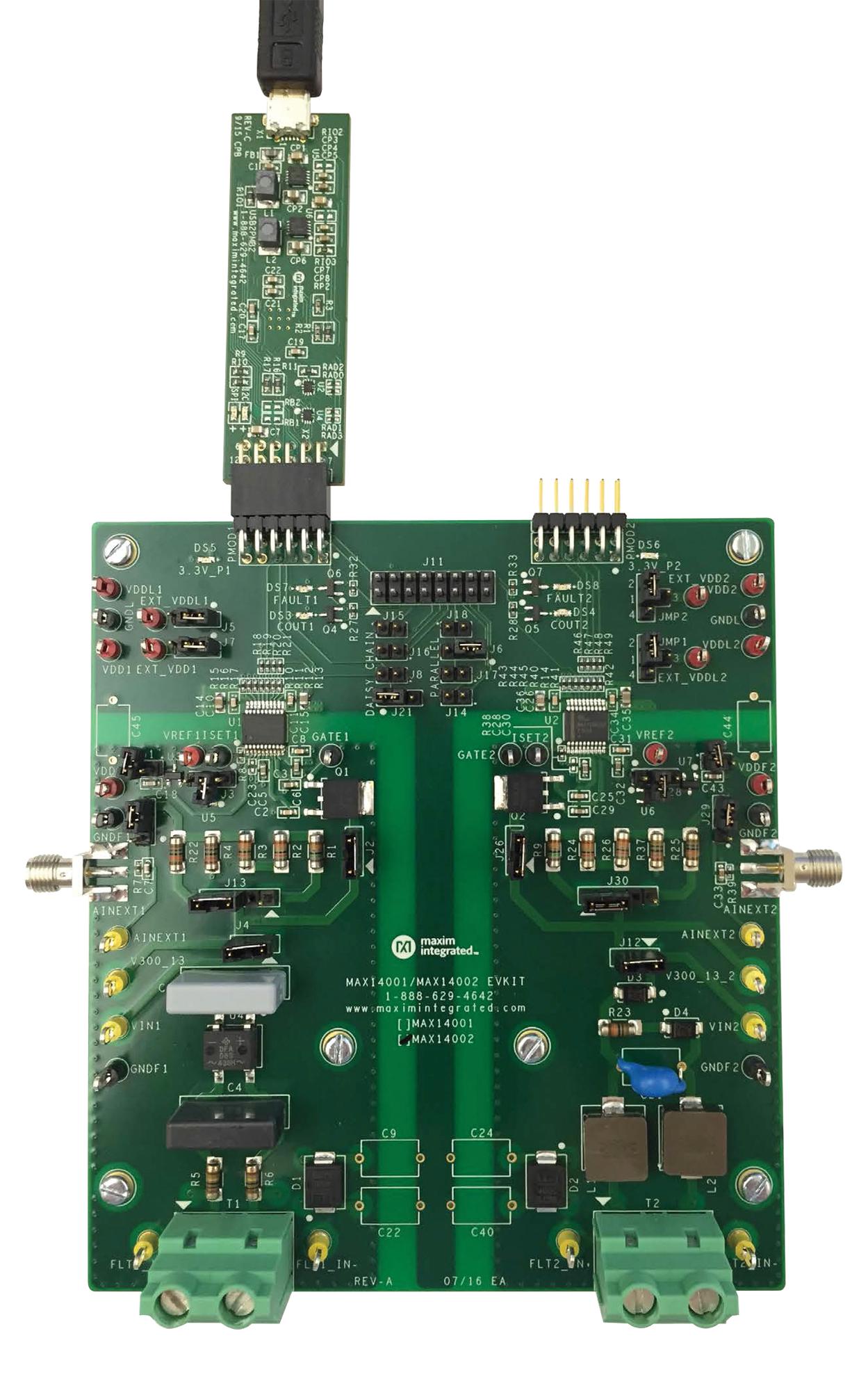 MAX14002EVSYS# EVAL BOARD, ANALOG-TO-DIGITAL CONVERTER MAXIM INTEGRATED / ANALOG DEVICES