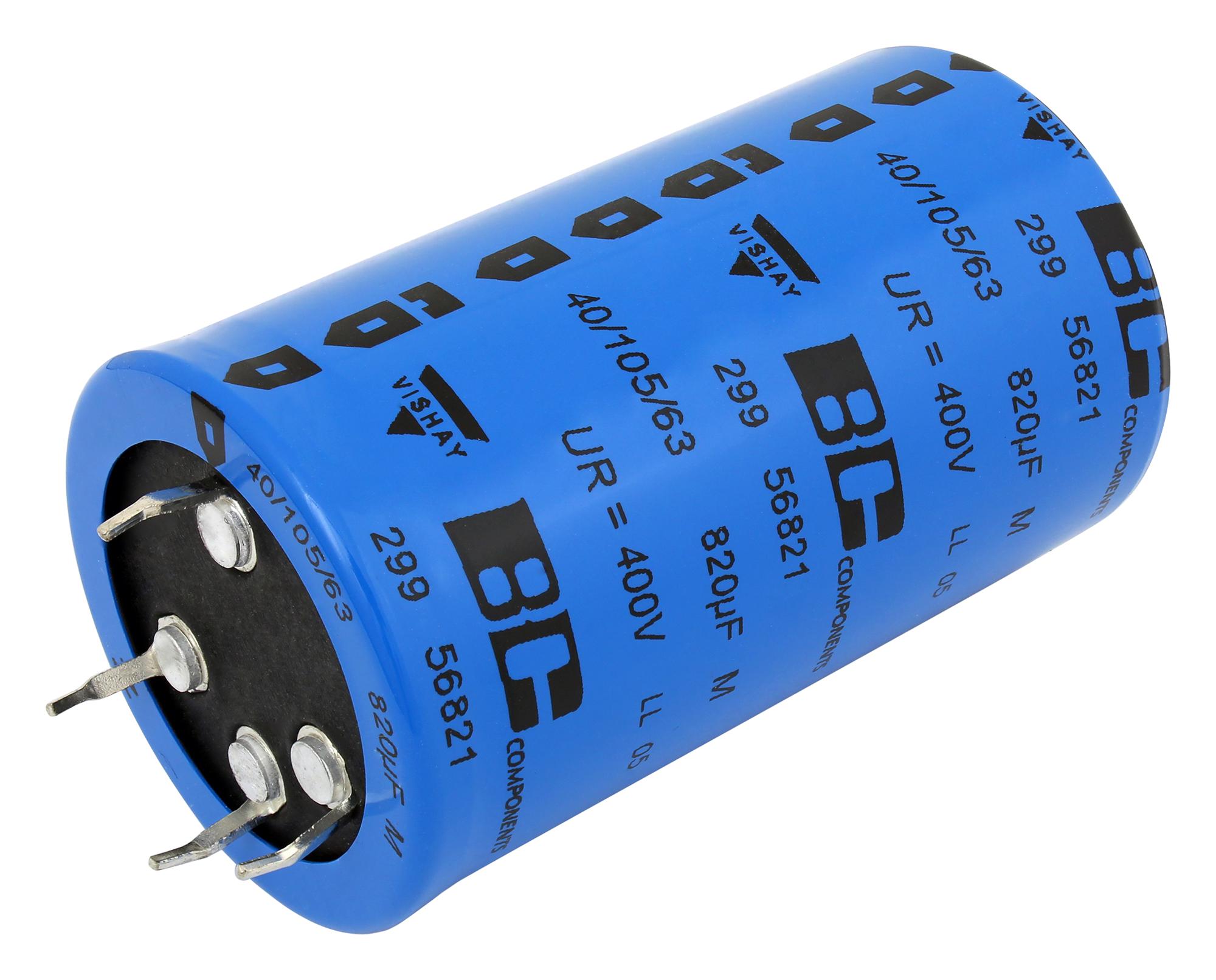 MAL229956561E3 CAP, 560µF, 400V, ALU ELEC, SNAP-IN VISHAY