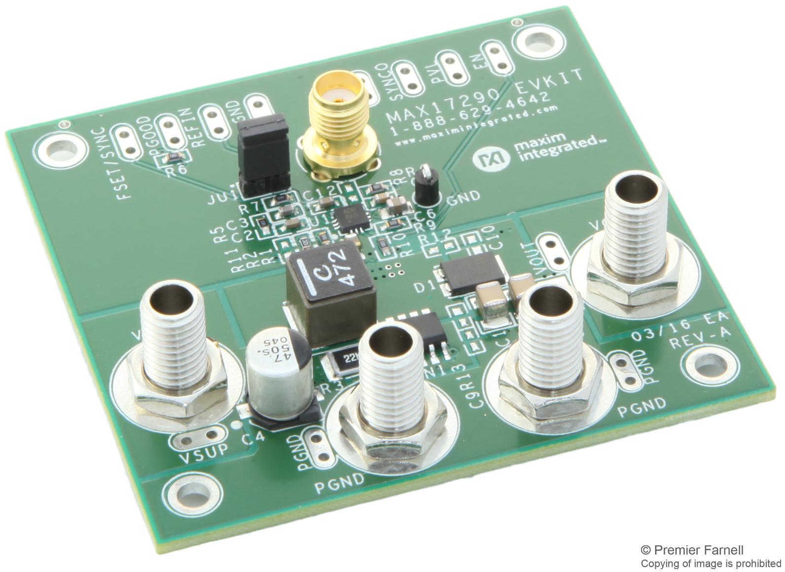 MAX17290EVKIT# EVAL BOARD, PWM BOOST CONTROLLER MAXIM INTEGRATED / ANALOG DEVICES