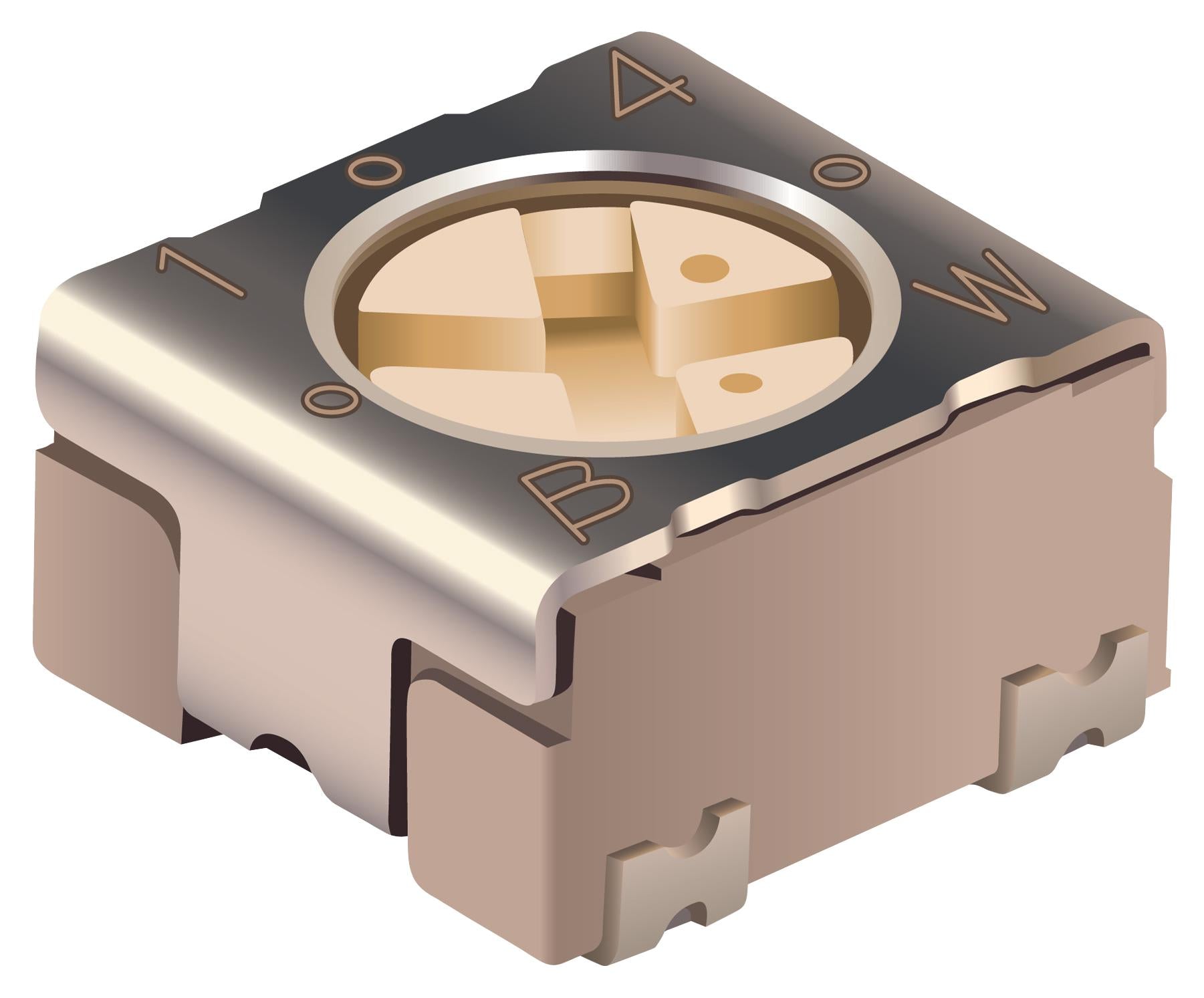 PVG3A102C01R00 TRIMMER, POT, 1K, 1TURN, SMD BOURNS
