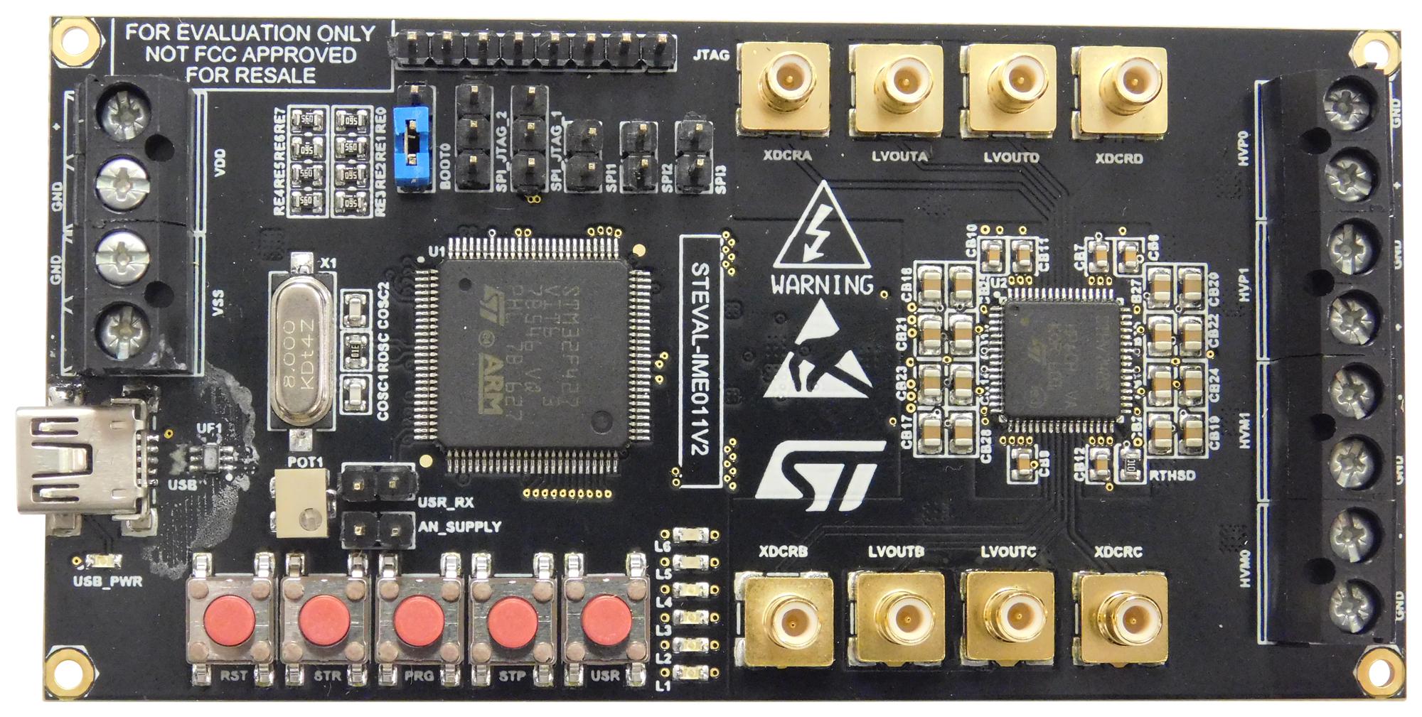 STEVAL-IME011V2 EVAL BOARD, HIGH VOLTAGE PULSER STMICROELECTRONICS