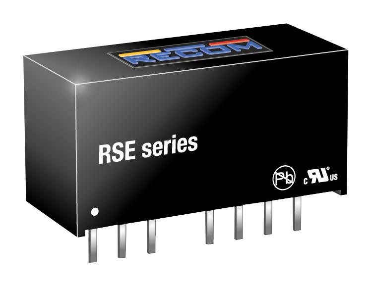 RSE-2405S/H2 DC-DC CONVERTER, 5V, 0.4A, 2W RECOM POWER