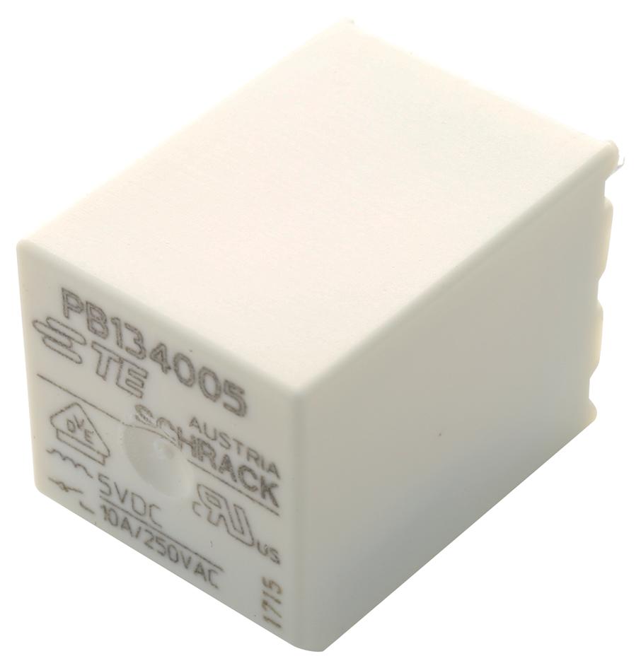PB134005 POWER RELAY, SPST-NO, 10A, 250VAC, TH SCHRACK - TE CONNECTIVITY
