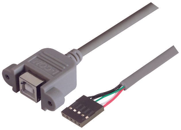 UPMB5-1M COMPUTER CABLE, USB B RCPT-6POS RCPT, 1M L-COM