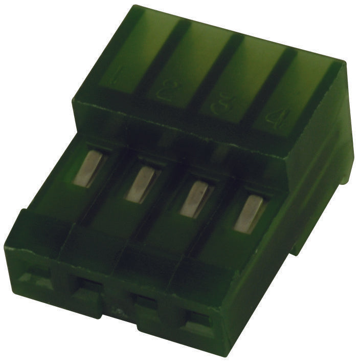 3-640443-4 CONNECTOR, RCPT, 4POS, 1ROW, 2.54MM AMP - TE CONNECTIVITY