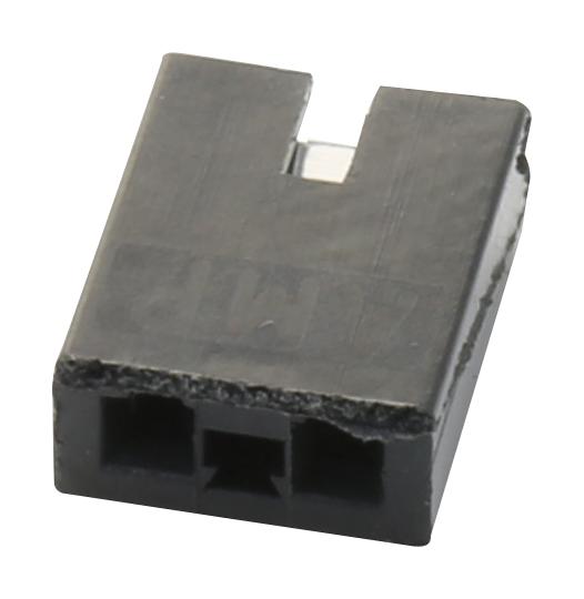 382811-8 SHUNT, 2POS, 2.54MM, POLYESTER, BLACK AMP - TE CONNECTIVITY