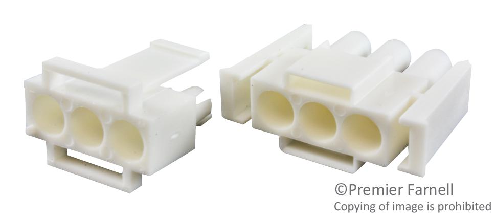 770018-1 PLUG HOUSING, 3POS, NYLON GF, WHITE TE CONNECTIVITY