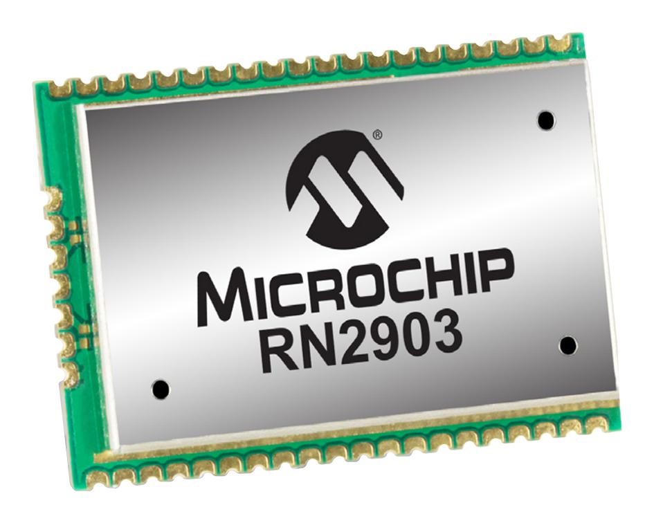 RN2903A-I/RM103 RF TRANSCEIVER MODULE, 300KBPS, 928MHZ MICROCHIP