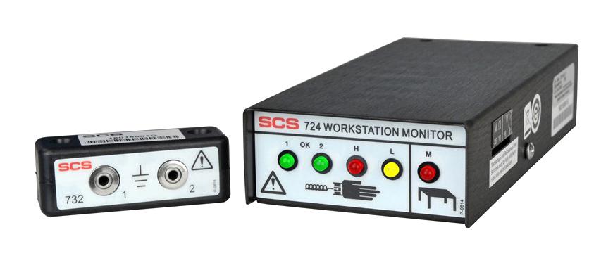 724MO WORKSTATION MONITOR, 16V, LED SCS