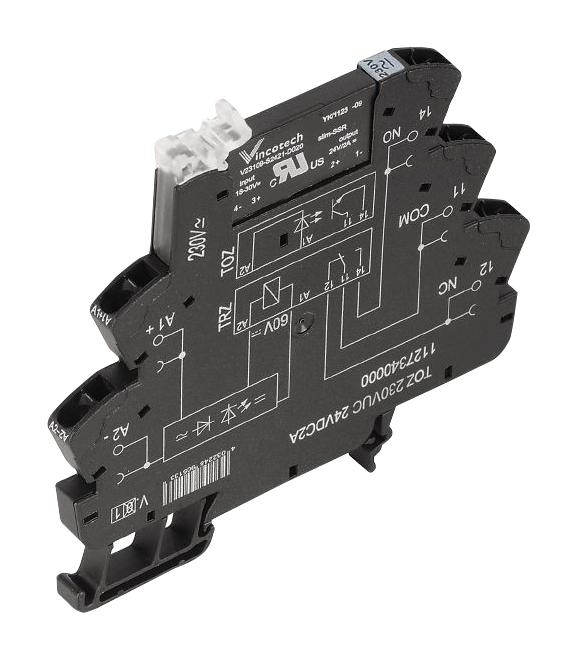 1127620000 SOLID STATE RELAY, SPST, 1A, 24-230VAC WEIDMULLER