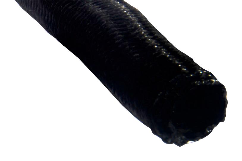 PP001400 SILENT BRAIDED WRAP, PET, BLK, 25M MULTICOMP PRO