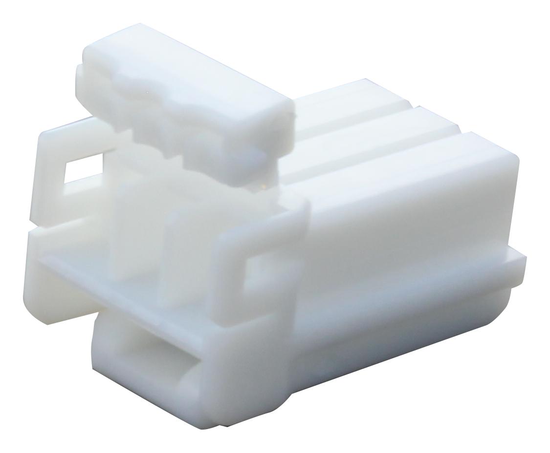 174921-1 PLUG HOUSING, 3POS, PBT, NATURAL AMP - TE CONNECTIVITY