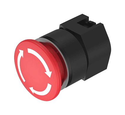704.075.218 STOP SWITCH ACTUATOR, ROUND, RED, 40MM EAO