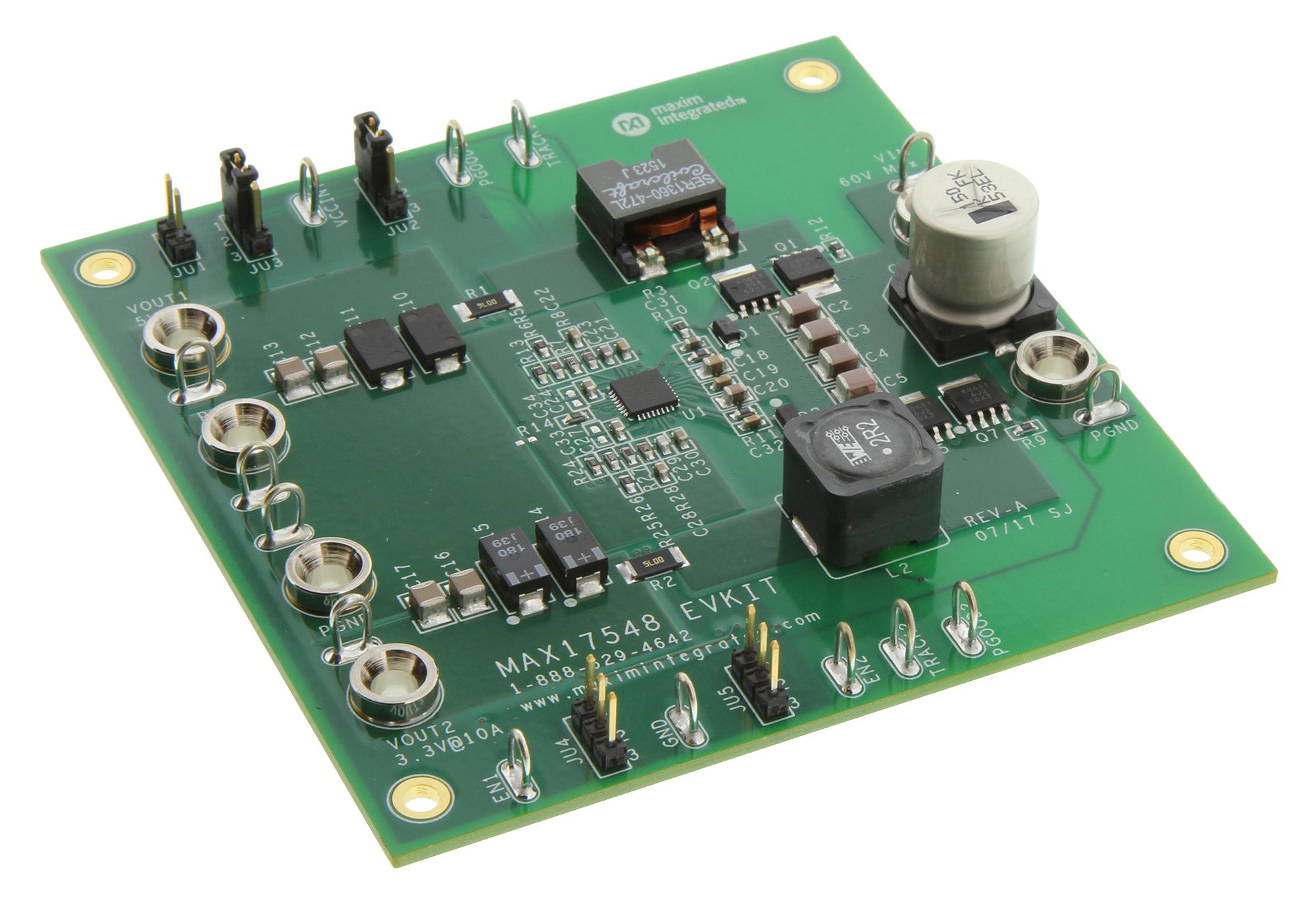 MAX17548EVKIT# EVAL BOARD, SYNC STEP DOWN CONTROLLER MAXIM INTEGRATED / ANALOG DEVICES