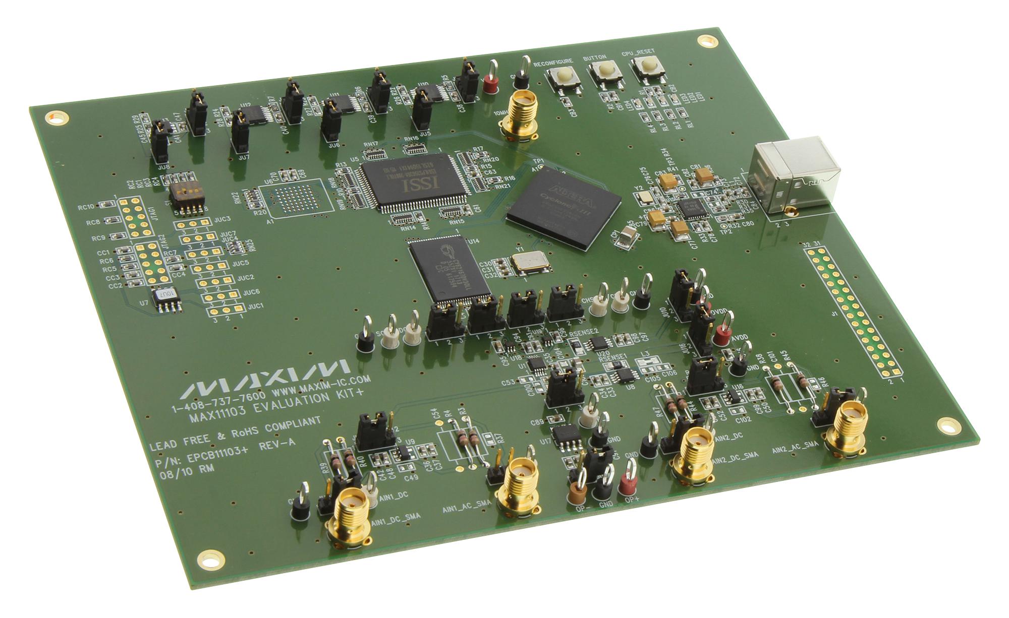 MAX11103EVKIT+ EVAL BRD, 2-CH ANALOG-DIGITAL CONVERTER MAXIM INTEGRATED / ANALOG DEVICES